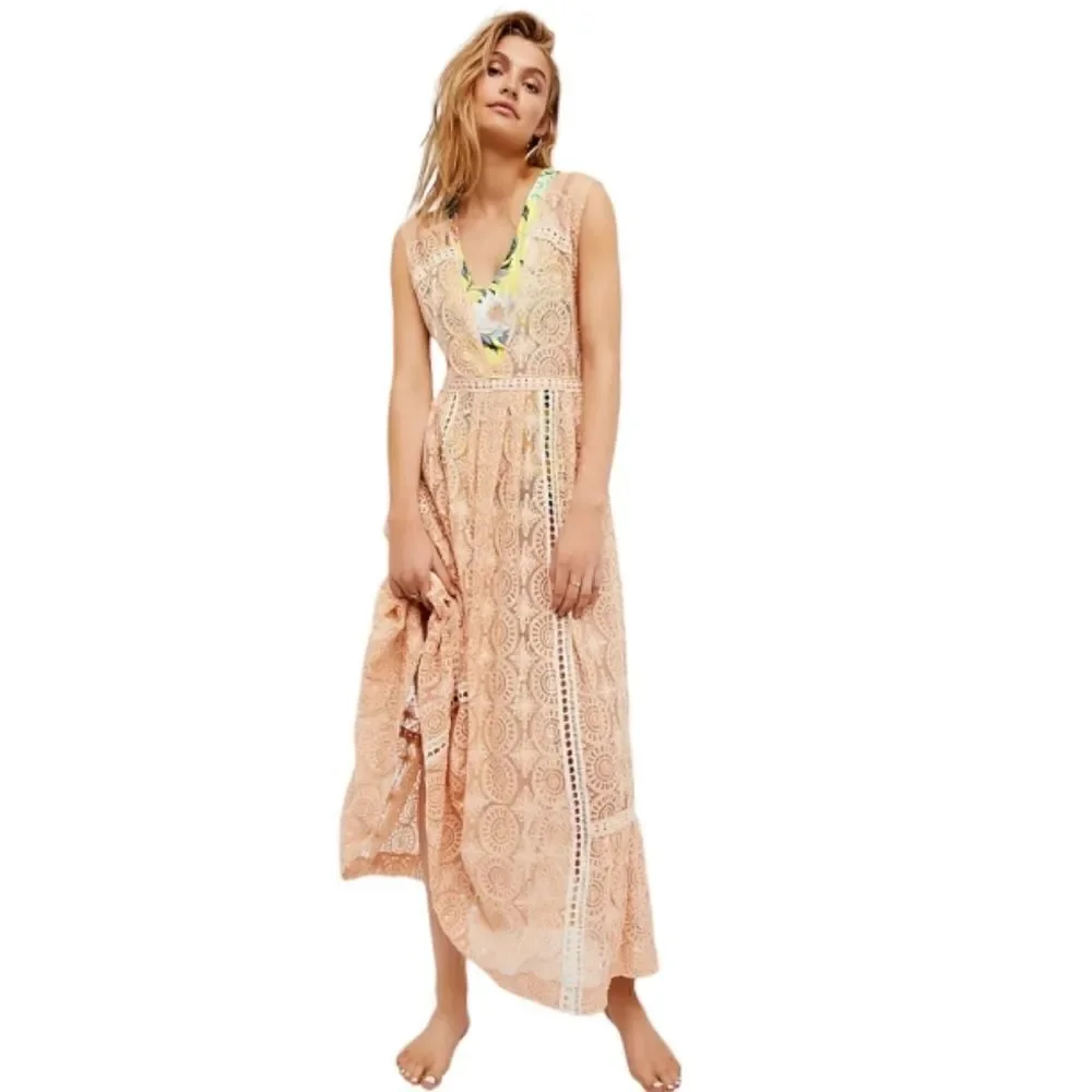 Free People Shine On Midi Dress